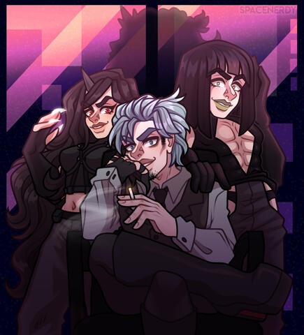 Petal, Kai and Mike (Original Characters) 2021