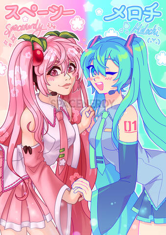 Miku Collab Print (w/ MelochiAU)
