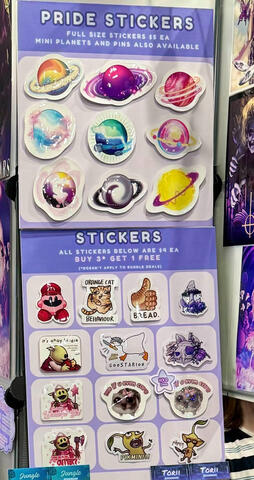 Meme Stickers &amp; Pride Planets